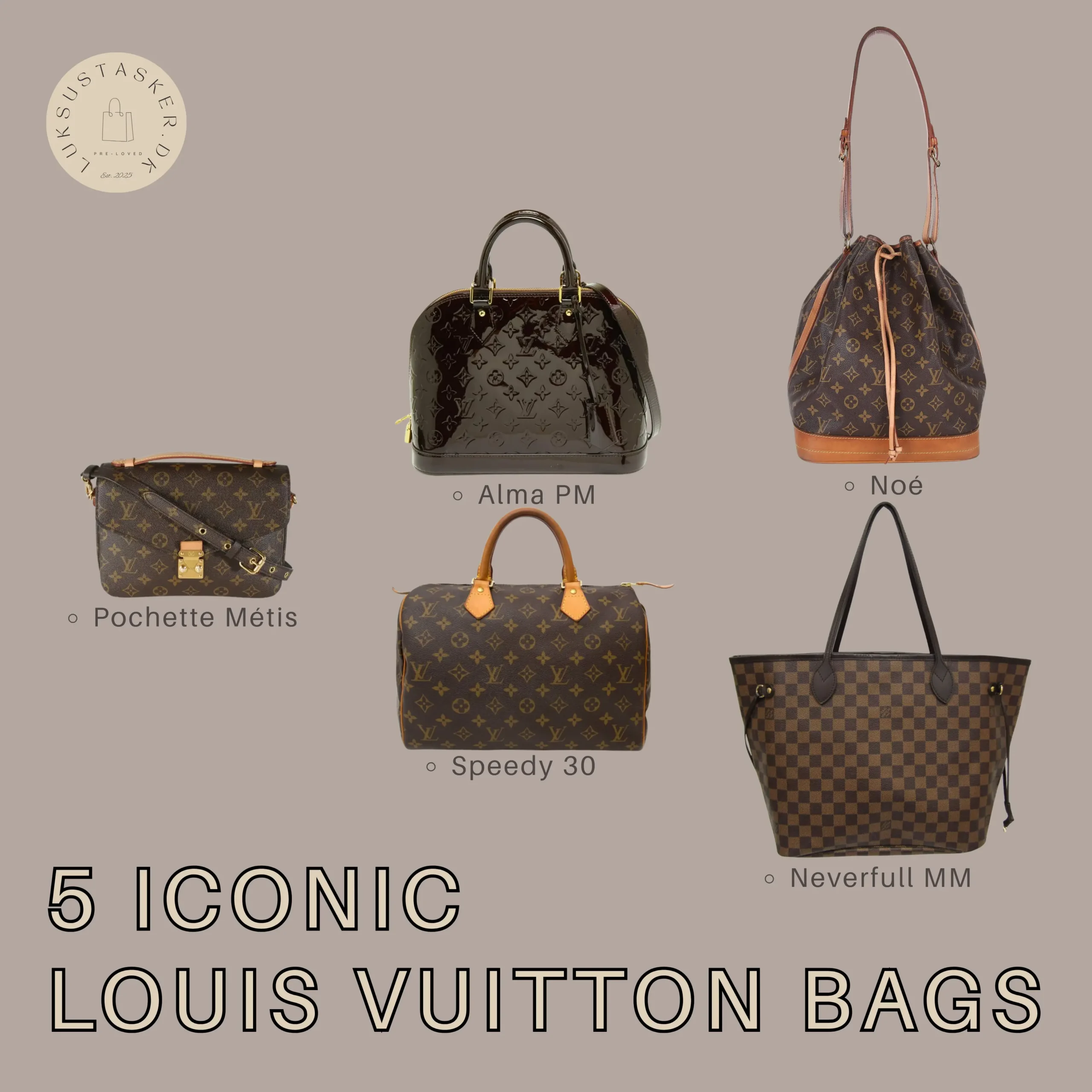 5 ikoniske Louis Vuitton-tasker, der aldrig går af mode