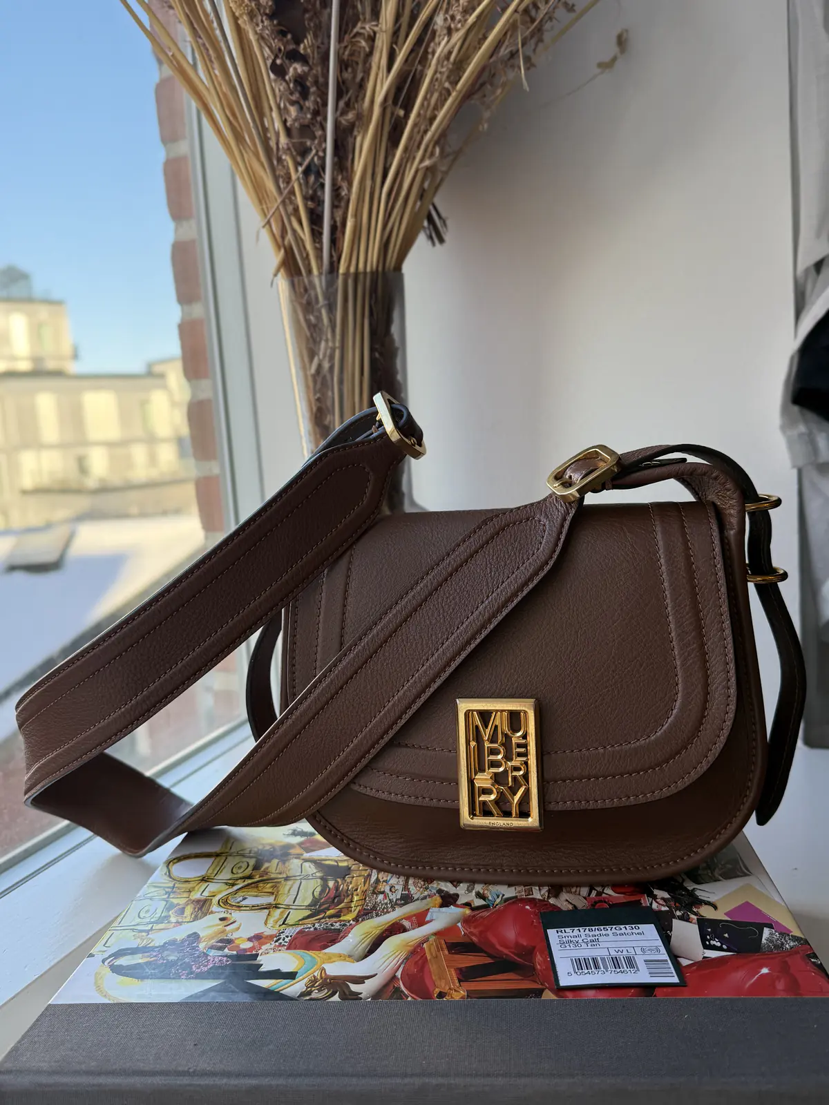 Mulberry Small Sadie Satchel Tan Silky Calf Leather – Authentic