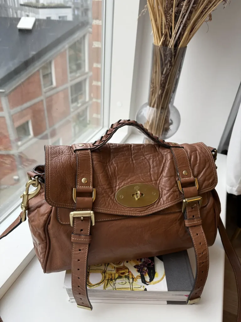 Mulberry Alexa Satchel Regular – Oak Tan Buffalo