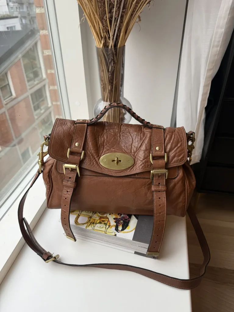 Mulberry Alexa Satchel Regular – Oak Tan Buffalo