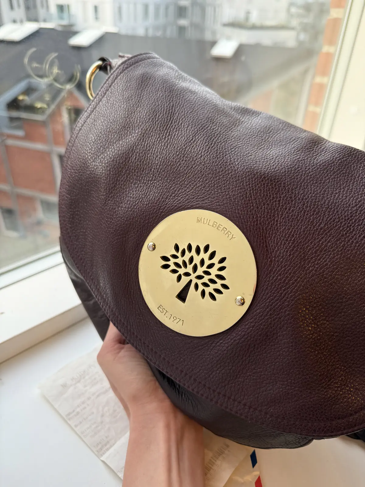 Mulberry Daria Satchel in Oxblood Soft Spongy Leather – Authentic