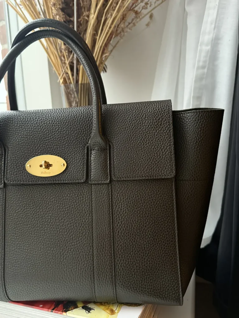 Mulberry Bayswater in Racing Green Natural Grain Leather