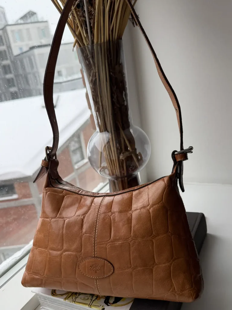 Mulberry Ryder – Oak Congo Leather – Silver-tone hardware