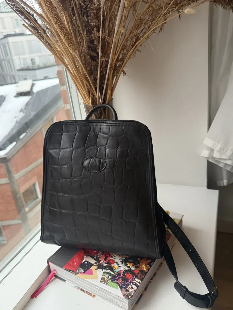 Mulberry Vintage One-Shoulder Backpack / Shoulder Bag  Black Congo leather · Silver-tone hardware