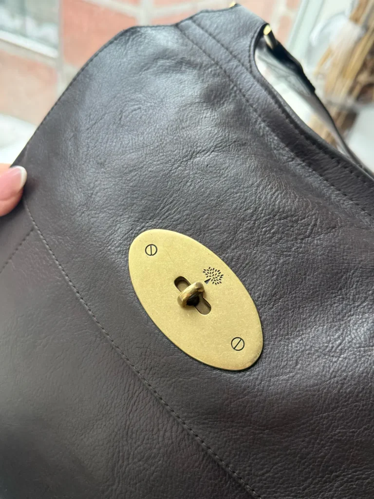 Mulberry Large Antony Messenger – Dark Brown Natural Vegetable Tanned Leather