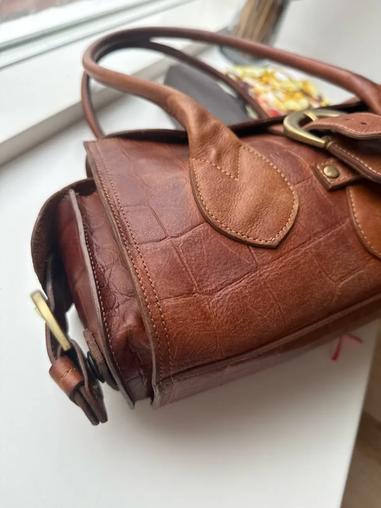 Mulberry Vintage Pasadena – Oak Darwin med croco-præg