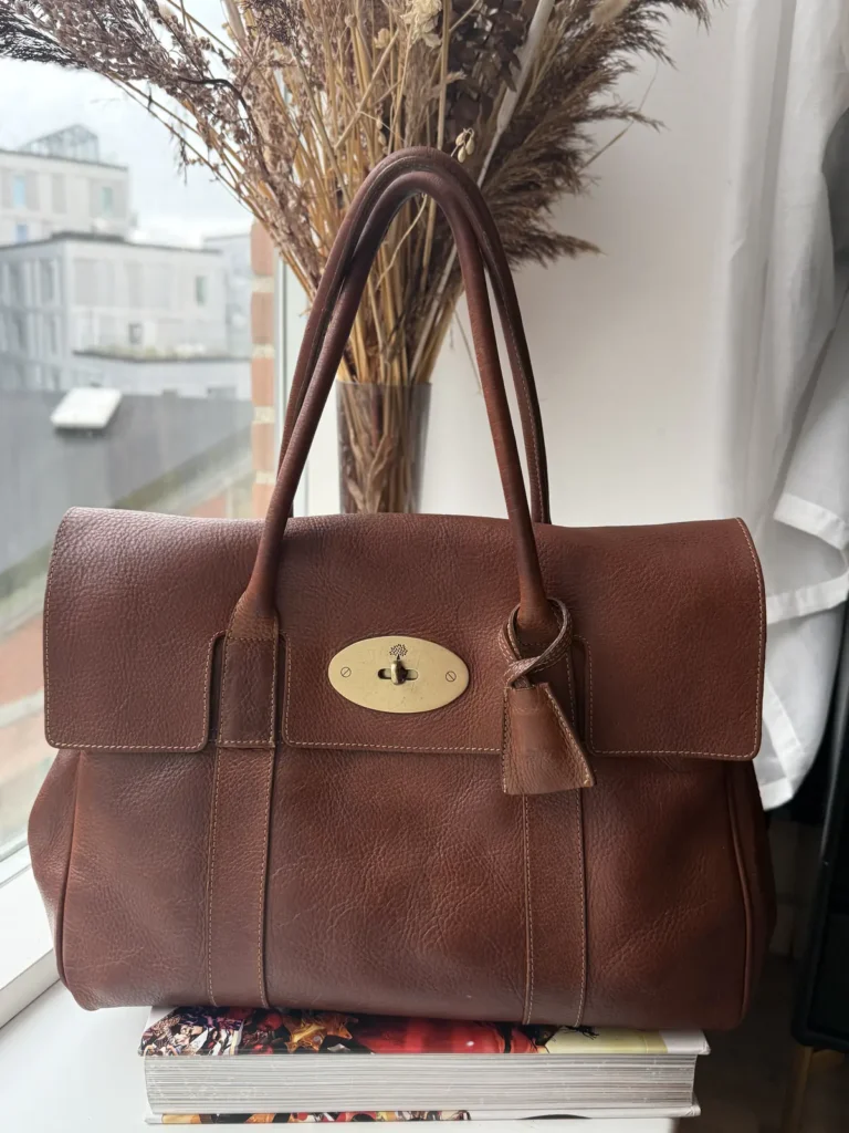 Mulberry Bayswater taske i Oak Legacy NVT læder