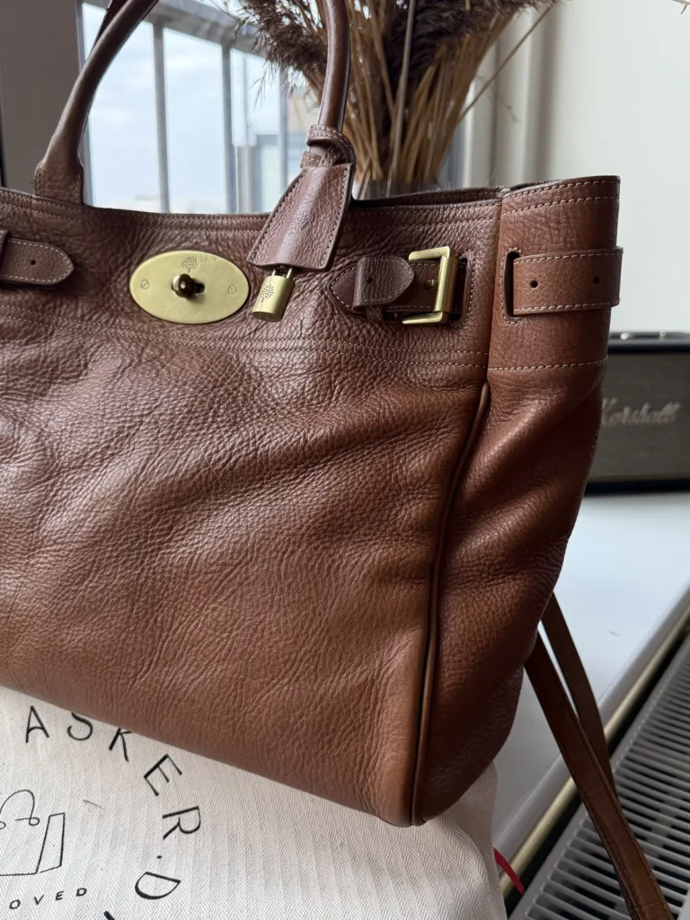 Mulberry Bayswater Tote i Oak Natural Vegetable Tanned læder