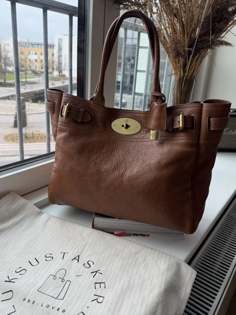 Mulberry Bayswater Tote i Oak Natural Vegetable Tanned læder