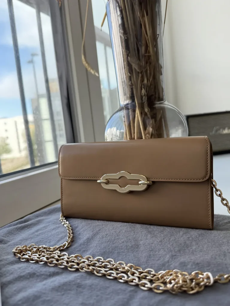 Mulberry Pimlico Wallet on Strap Skuldertaske & Crossbody i Sable Super Lux Calf