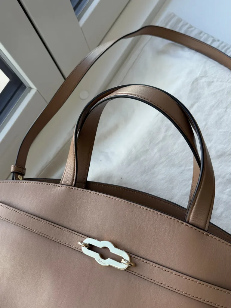 Mulberry Pimlico Tote Arbejdstaske i Sable High Gloss Leather