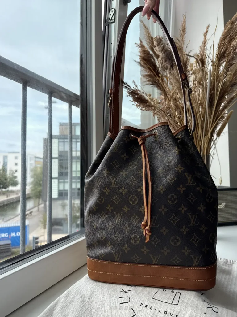 Louis Vuitton Noé GM Vintage Shoulder Bag in Monogram Canvas with Vachetta Leather