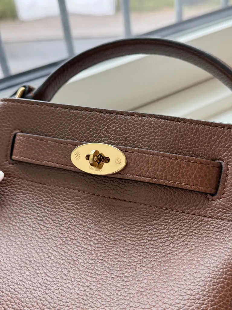 Mulberry Islington Bucket Oak Two Tone i Small Classic Grain læder – Crossbody / Skuldertaske